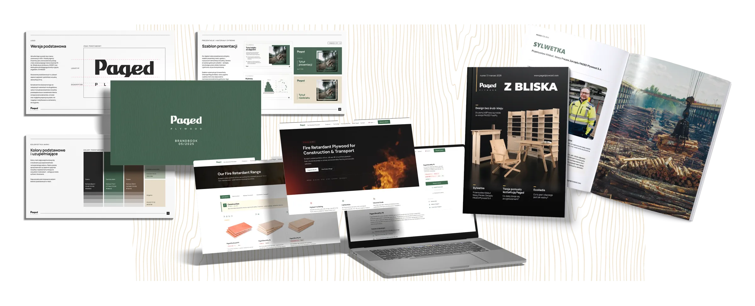 Paged Plywood — realizacja
